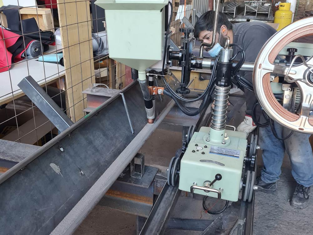 Vigas de acero estructural