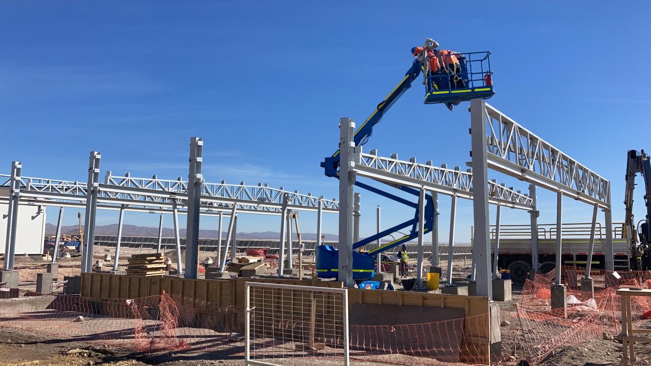 Montaje de estructuras metálicas industriales Chile