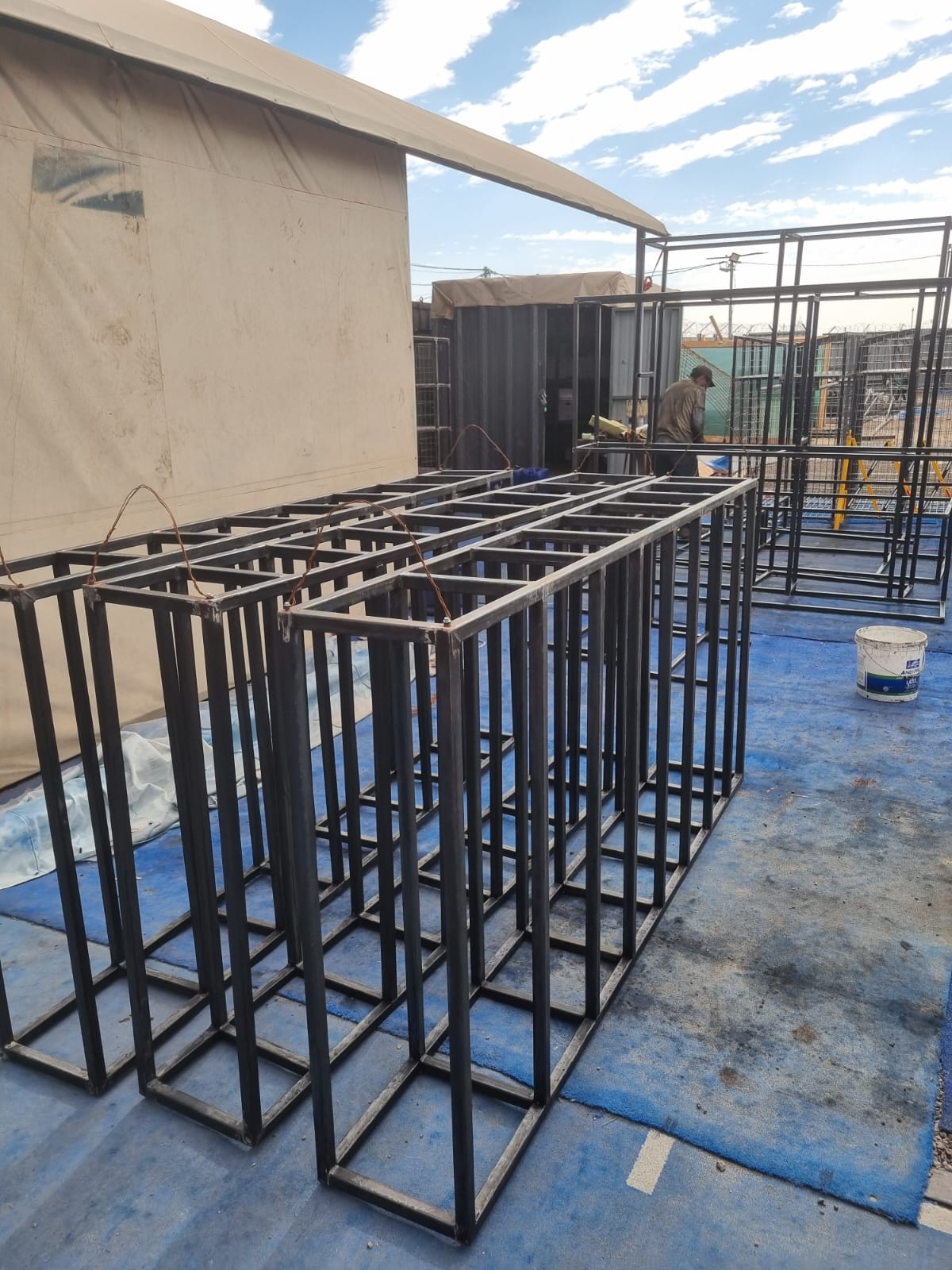 Pintura electrostática industrial LR Montajes