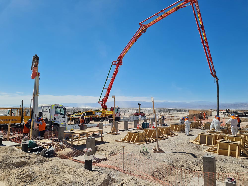 Muro contención industrial